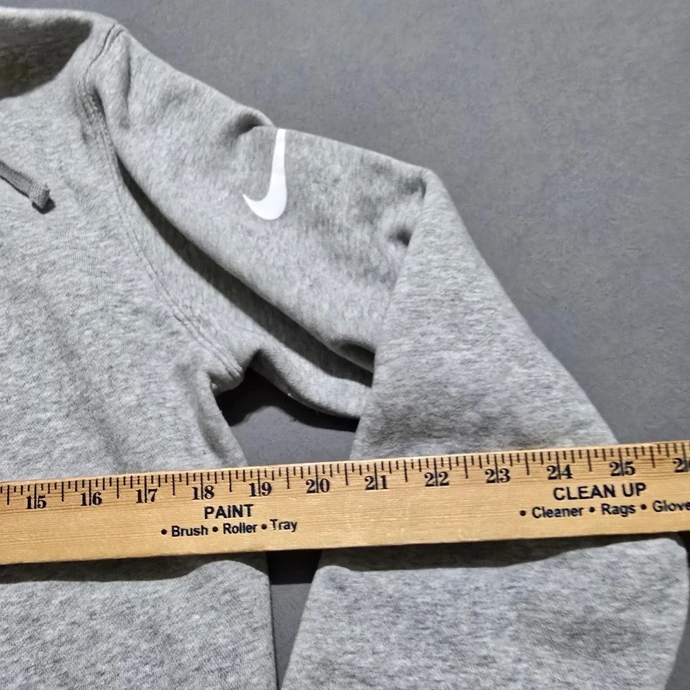 Nike New England Patriots Hoodie Mens Size M Gray Fleece Pullover 921213-063